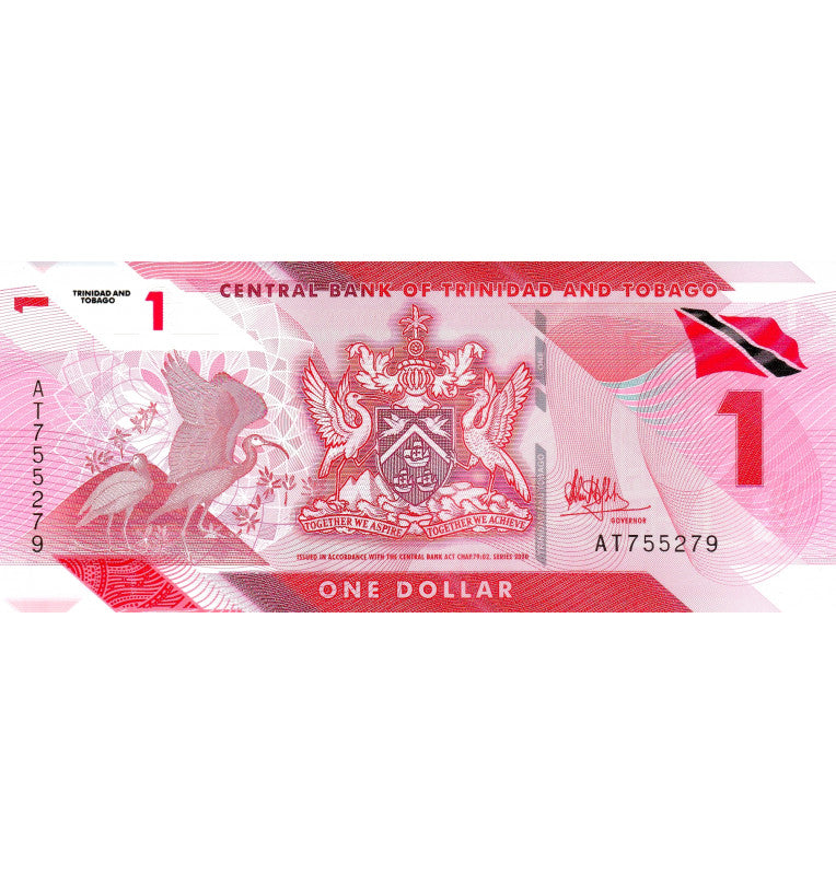 Trinidad y Tobago 1 Dólar 2020 Pick Nuevo Polímero